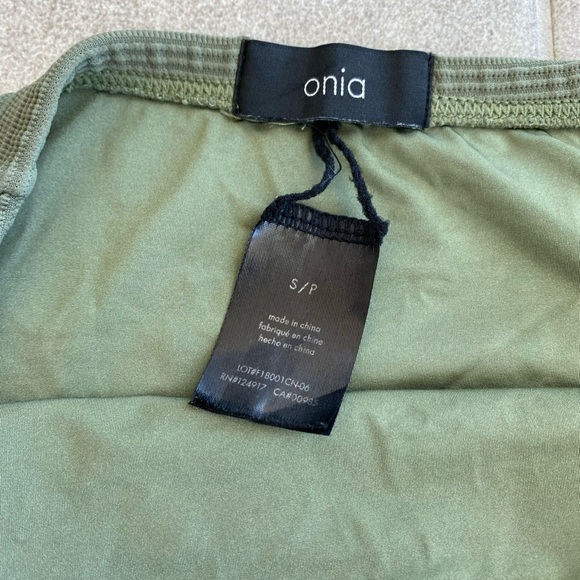 Onia Ribbed Bikini Set M/S Green - Picture 4 of 12